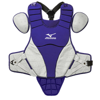 Mizuno Samurai 14" Chest Protector - Youth - Purple / Grey