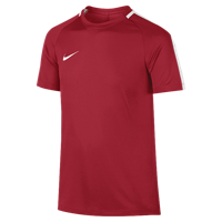 Nike Academy Short Sleeve Top - Youth - Red / White