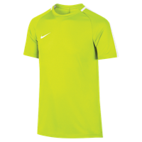 Nike Academy Short Sleeve Top - Youth - Light Green / White