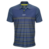 Oakley High Crest Golf Polo 2.0 - Men's - Navy / Yellow