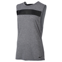 Nike Sleeveless Training Top - Women's - Grey / Black