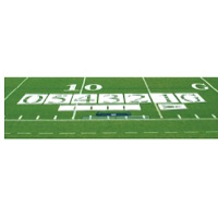 Fisher Athletic Team Field Stencil Set