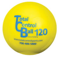 Total Control Sports Atomic Size Batting Ball - Yellow / Blue