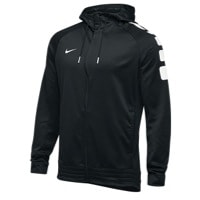 Nike Team Elite Stripe Full Zip Hoodie - Men's - Black / White