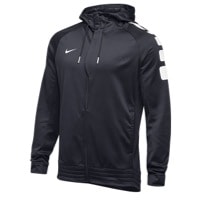 Nike Team Elite Stripe Full Zip Hoodie - Men's - Grey / White