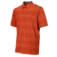 Nike Team Tech Stripe Polo - Men's - Orange / Orange