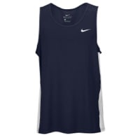 Nike Team Dry Miler Tank - Men's - Navy / White