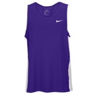 Nike Team Dry Miler Tank - Men's - Purple / White