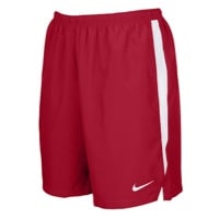 Nike Team Dry Challenger 7" Shorts - Men's - Red / White