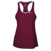 Nike Team Dry Tank - Women's - Cardinal / White