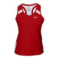 Nike Team Power Stock Race Day Tank - Women's - Red / White