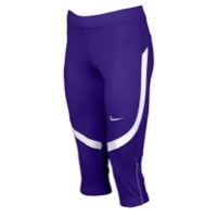 Nike Team Power Stock Race Day Capris - Women's - Purple / White