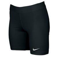 Nike Team Power Stock Race Day Tight Half - Women's - All Black / Black