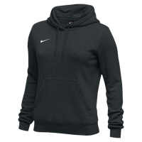 Nike Team Club Fleece Hoodie - Women's - All Black / Black