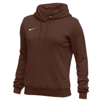 Nike Team Club Fleece Hoodie - Women's - Brown / Brown