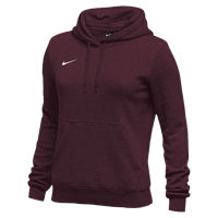 Nike Team Club Fleece Hoodie - Women's - Maroon / Maroon