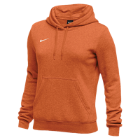 Nike Team Club Fleece Hoodie - Women's - Orange / Orange