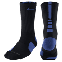 Nike Elite Basketball Crew Socks - Men's - Black / Blue