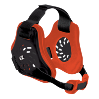 Cliff Keen F3 Twister Headgear - Men's - Black / Orange