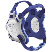 Cliff Keen F5 Tornado Headgear - Men's - Clear / Blue