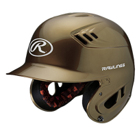 Rawlings Coolflo R16 Senior Batting Helmet - Men's - Gold / White