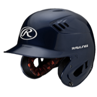 Rawlings Coolflo R16 Senior Batting Helmet - Men's - Navy / Navy