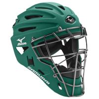 Mizuno Samurai Catchers Helmet G4 - Boys' Grade School - Dark Green / Dark Green