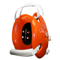 Cliff Keen Two Slot Strap Holder - Orange / White