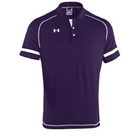 Under Armour Dominance On Field Polo - Men's - Purple / White