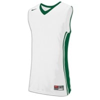 Nike Team National Varsity Jersey - Men's - White / Dark Green