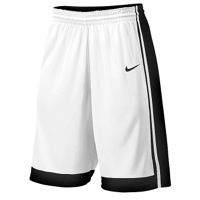 Nike Team National Varsity Shorts - Men's - White / Black