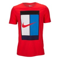 Nike OZ Court Logo T-Shirt - Men's - Red / Black