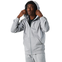 Eastbay Temptech Full-Zip Hoodie - Men's - Grey