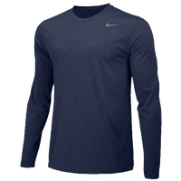 Nike Team Legend Long Sleeve Poly Top - Boys' Grade School - Navy / Navy