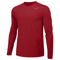 Nike Team Legend Long Sleeve Poly Top - Boys' Grade School - Red / Red