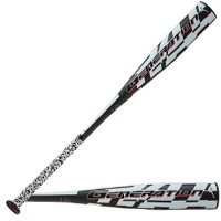 Mizuno Generation Baseball Bat - 8 - Youth - Black / White