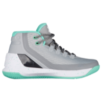 Under Armour Curry 3 - Girls' Grade School -  Stephen Curry - Grey / Light Green