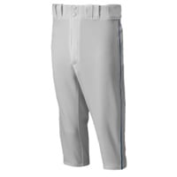 Mizuno Premier Short Piped Pants - Men's - Grey / Navy