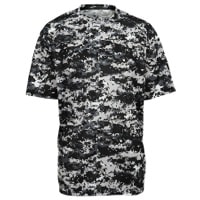 Badger Sportswear Digital Camo T-Shirt - Men's - Black / Grey