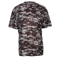 Badger Sportswear Digital Camo T-Shirt - Men's - Maroon / Grey