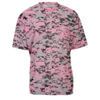 Badger Sportswear Digital Camo T-Shirt - Men's - Pink / Grey