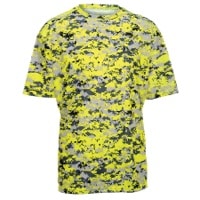 Badger Sportswear Digital Camo T-Shirt - Men's - Yellow / Grey