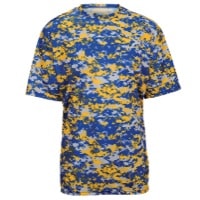 Badger Sportswear Digital Camo T-Shirt - Men's - Blue / Gold