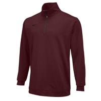 Nike Team Dri-FIT 1/2 Zip - Men's - Maroon / Maroon