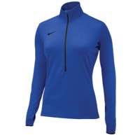 Nike Team Pro Hyperwarm 1/2 Zip 3.0 - Women's - Blue / Blue