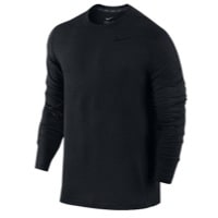 Nike Dri-FIT Training Long Sleeve - Men's - All Black / Black