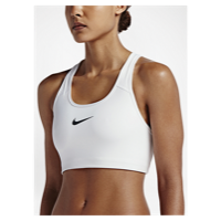 Nike Pro Swoosh Bra - Women's - White / Black