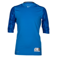 Nike Hypercool 3/4 Sleeve Top - Boys' Grade School - Blue / Blue