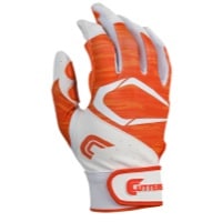 Cutters Power Control 2.0 Batting Gloves - Men's - White / Orange