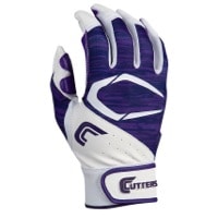 Cutters Power Control 2.0 Batting Gloves - Men's - Purple / White